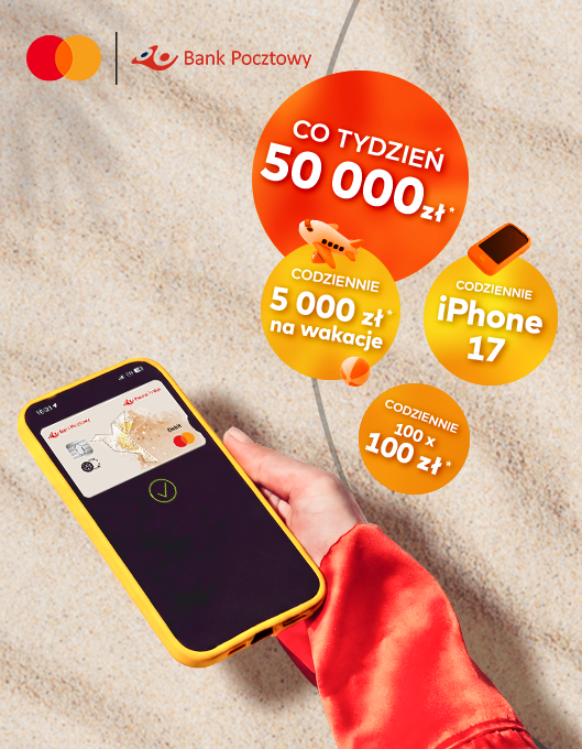 Weź udział w Loterii Mastercard i wygrywaj nagrody.